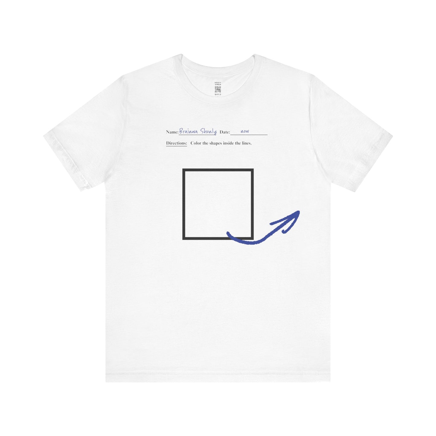 Directions: Color Inside The Lines (Square) T-Shirt