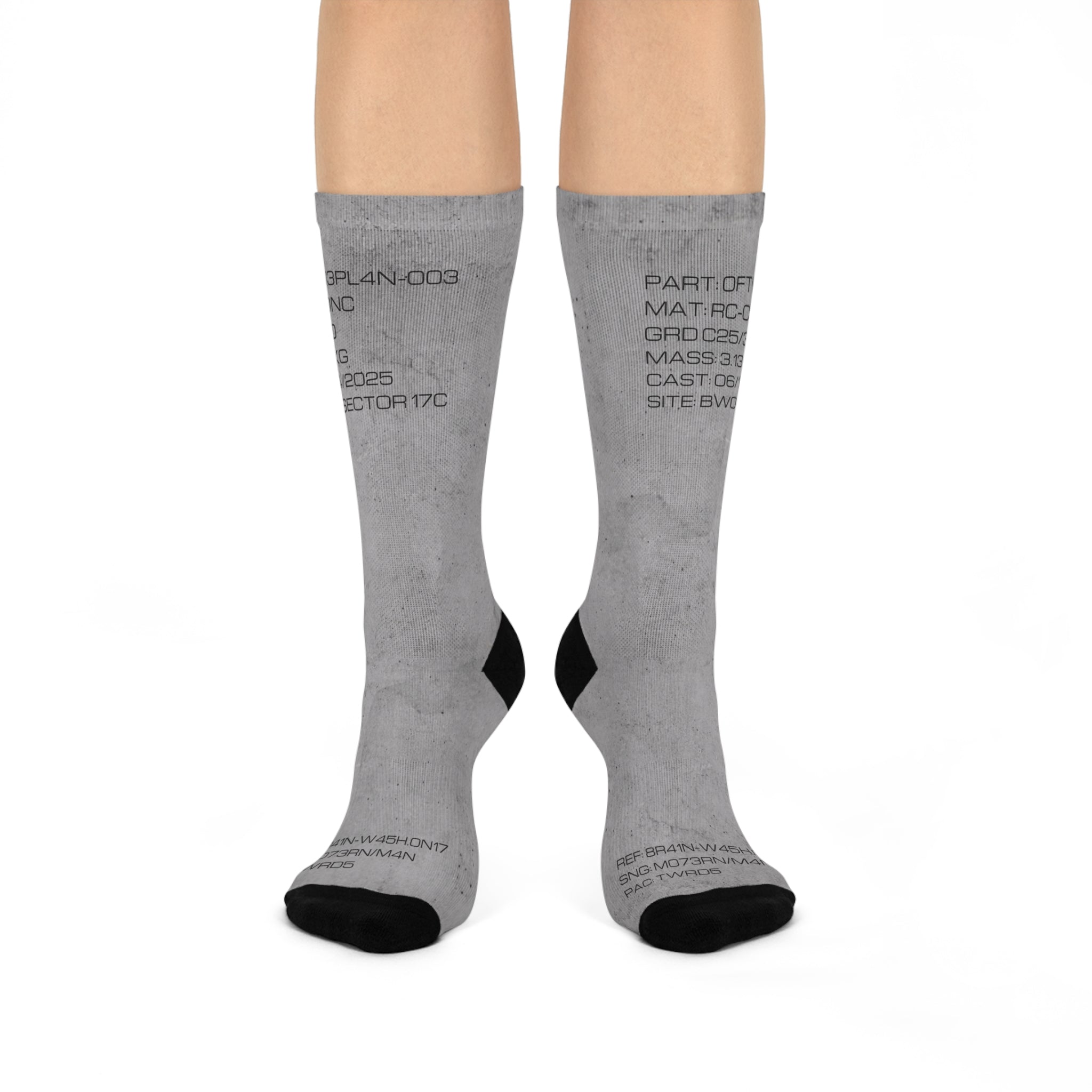 Slab #003 Brutalist Socks