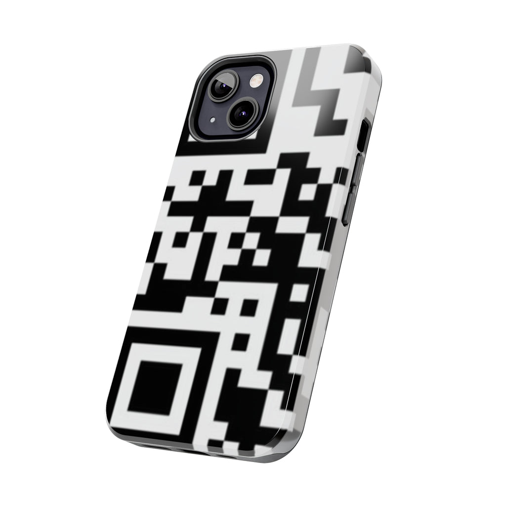QR Print Tough Phone Case