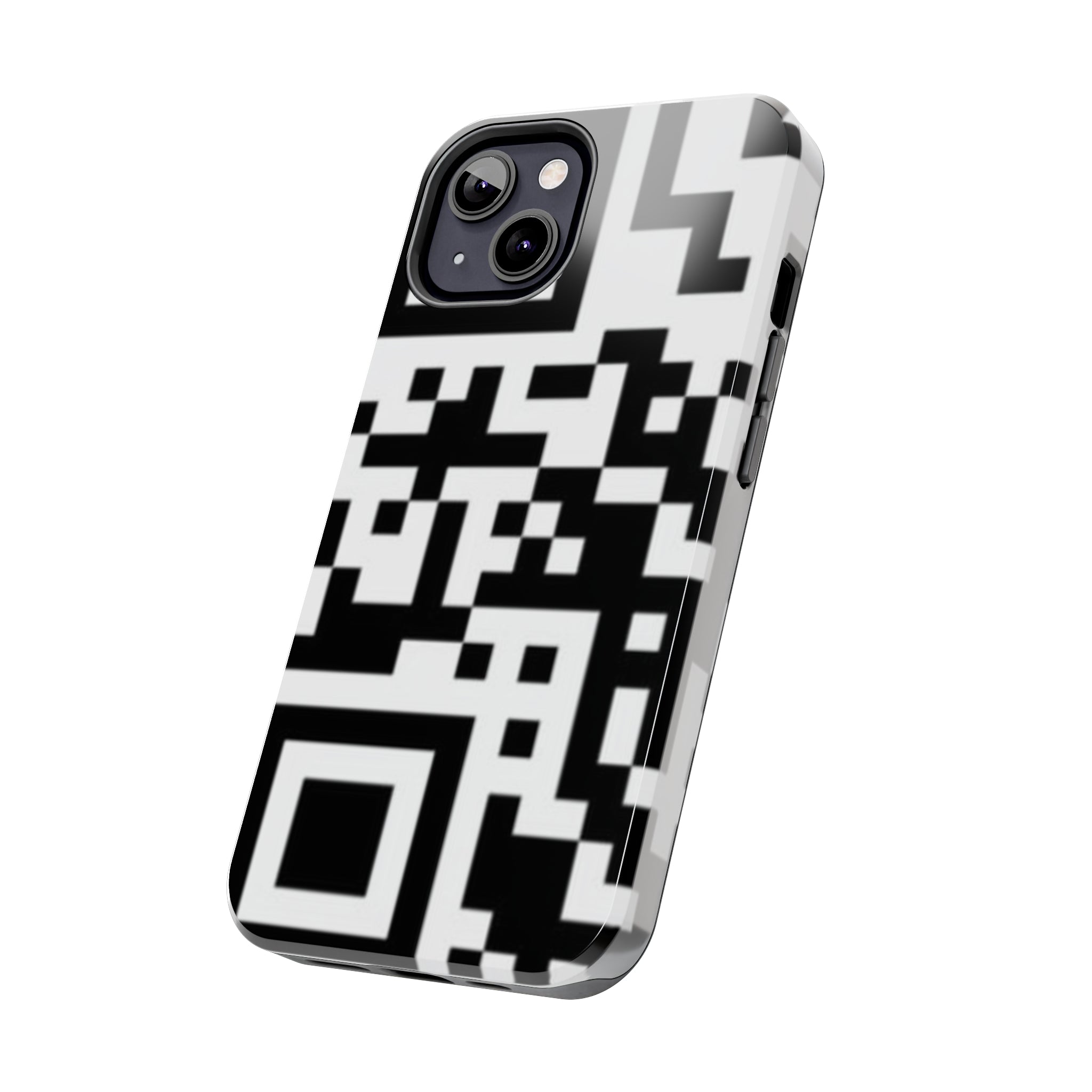 QR Print Tough Phone Case