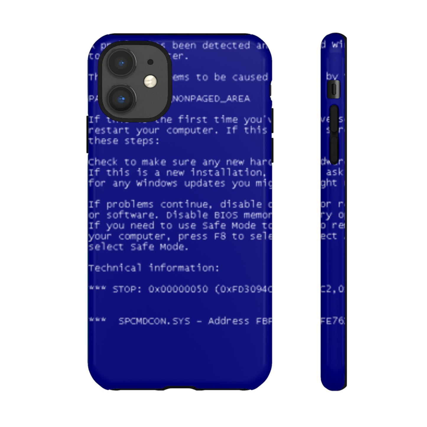 BSoD (Blue Screen of Death) Phone Case