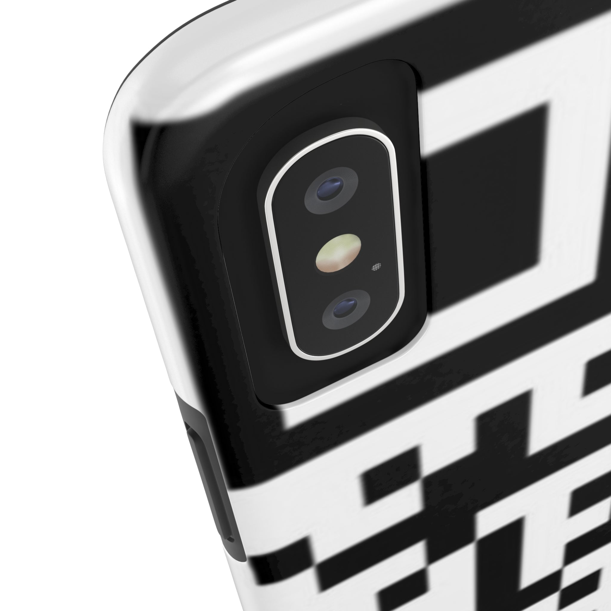 QR Print Tough Phone Case