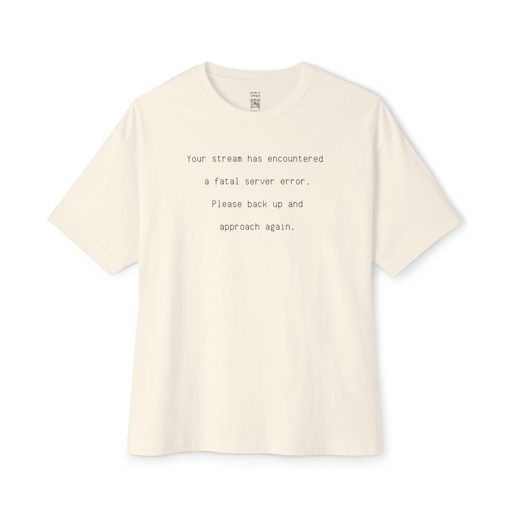 Fatal Server Error Oversized Tee