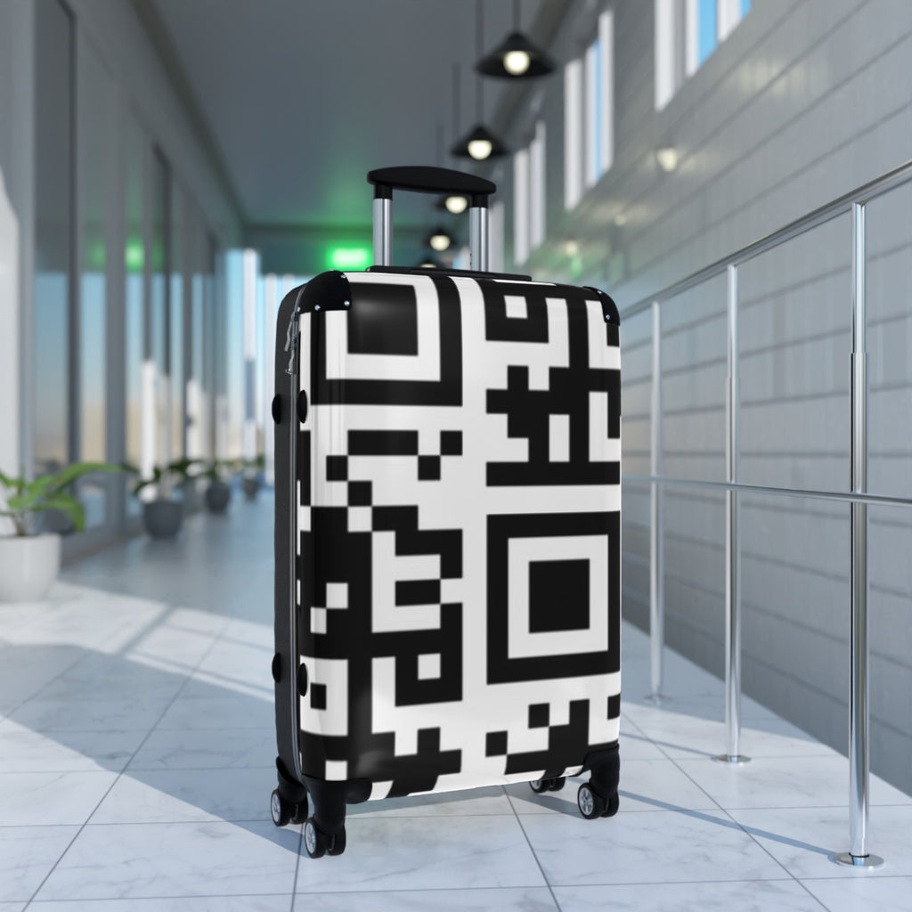 QR Print Suitcase