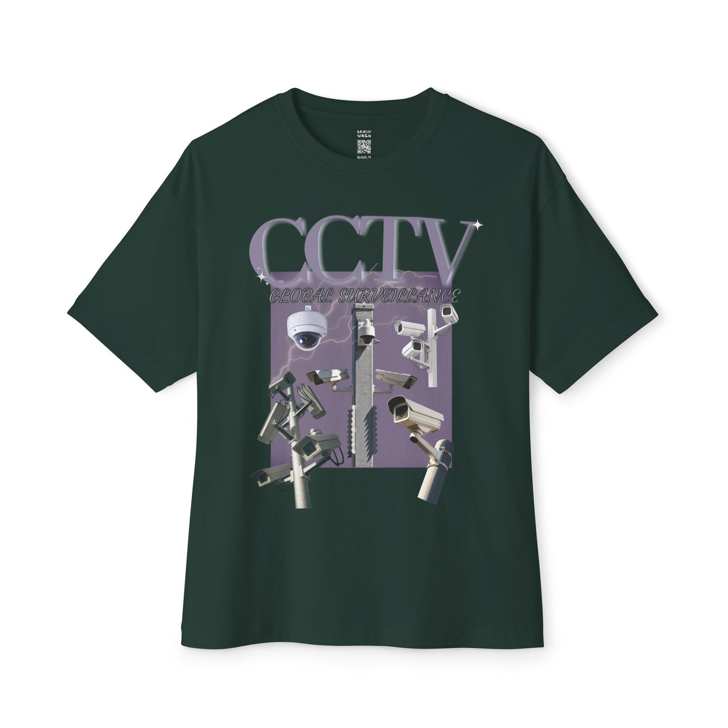 CCTV Global Surveillance Oversized Tee