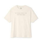 Please Approach Again Oversized Tee