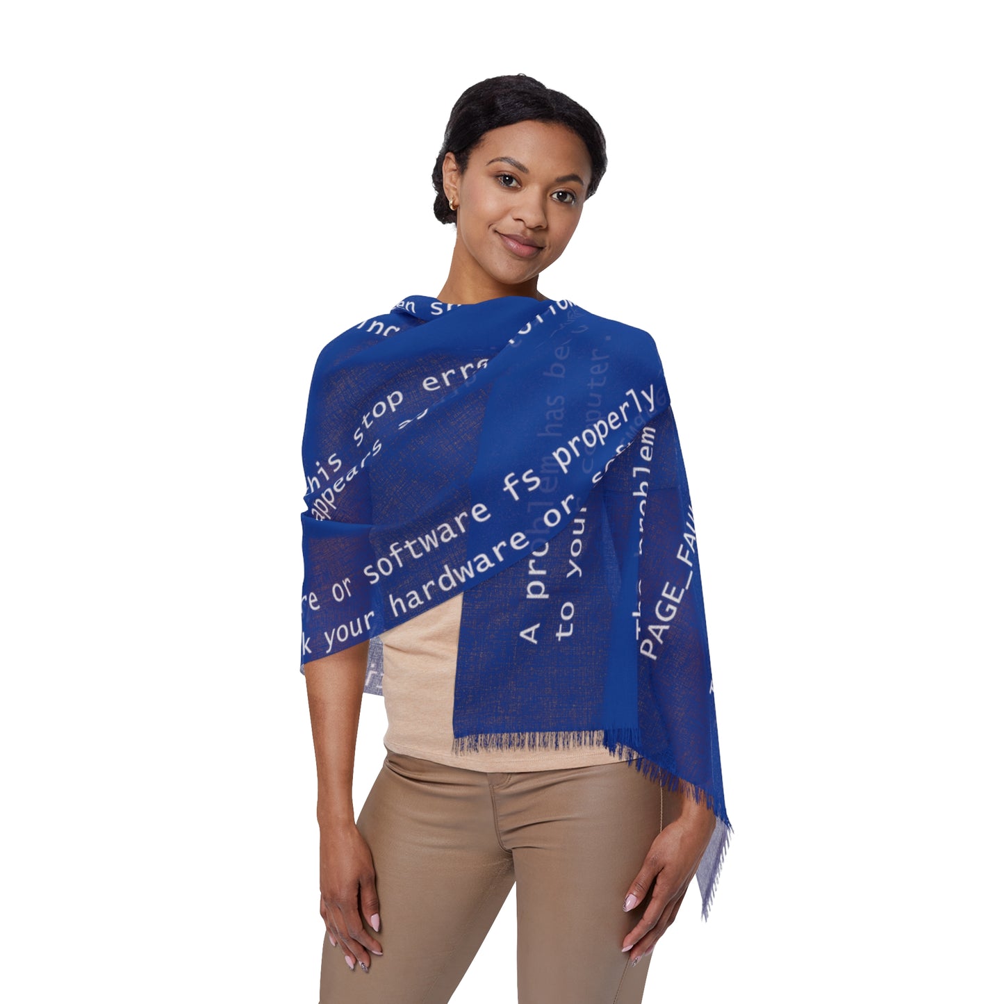 BSoD (Blue Screen of Death) Pashmina