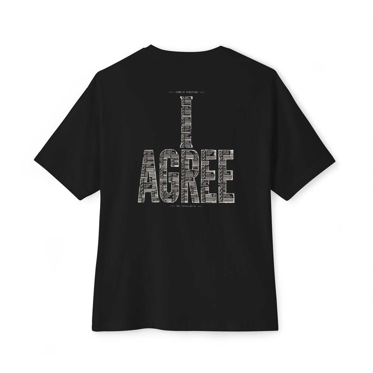 Terms Of Perception Oversized Tee