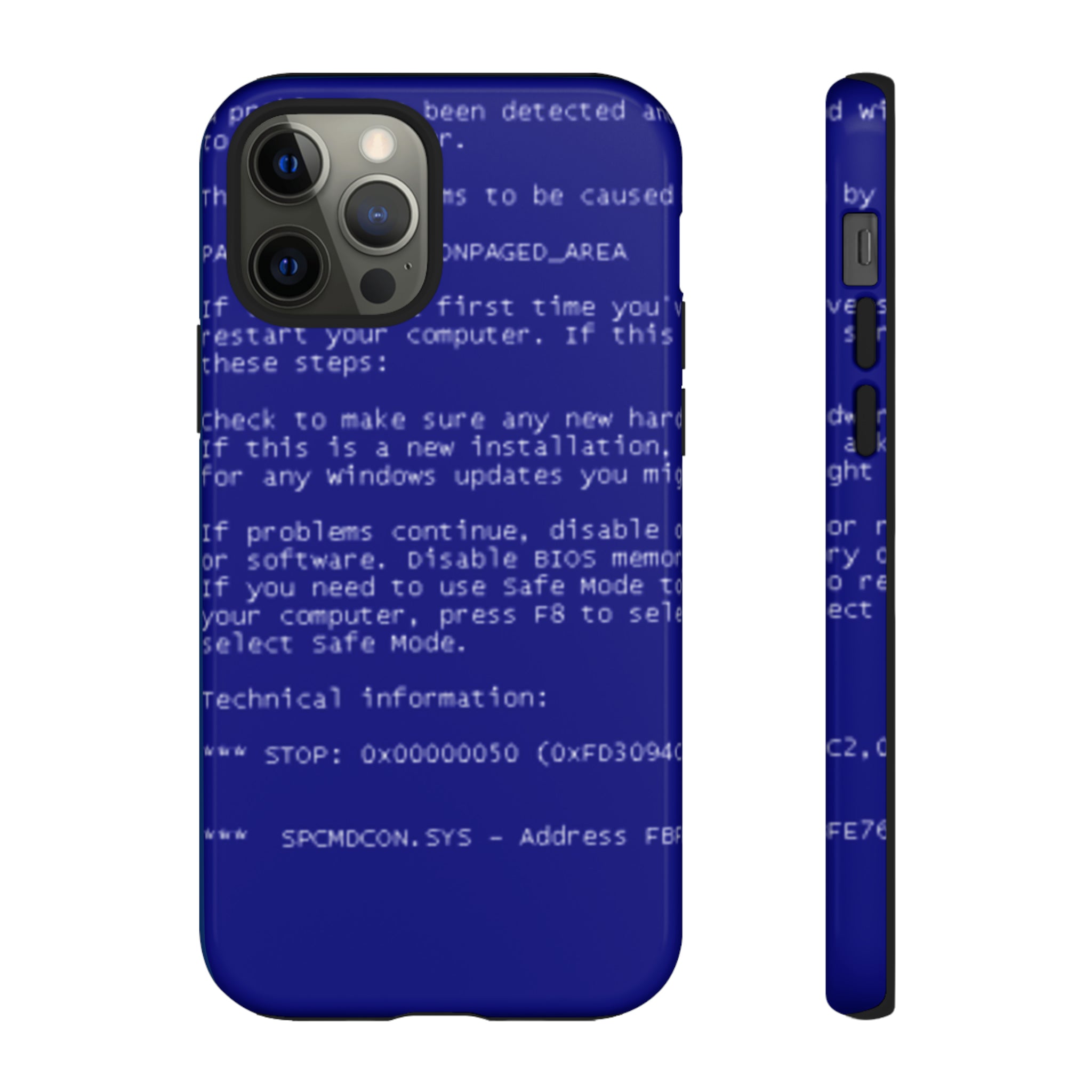BSoD (Blue Screen of Death) Phone Case