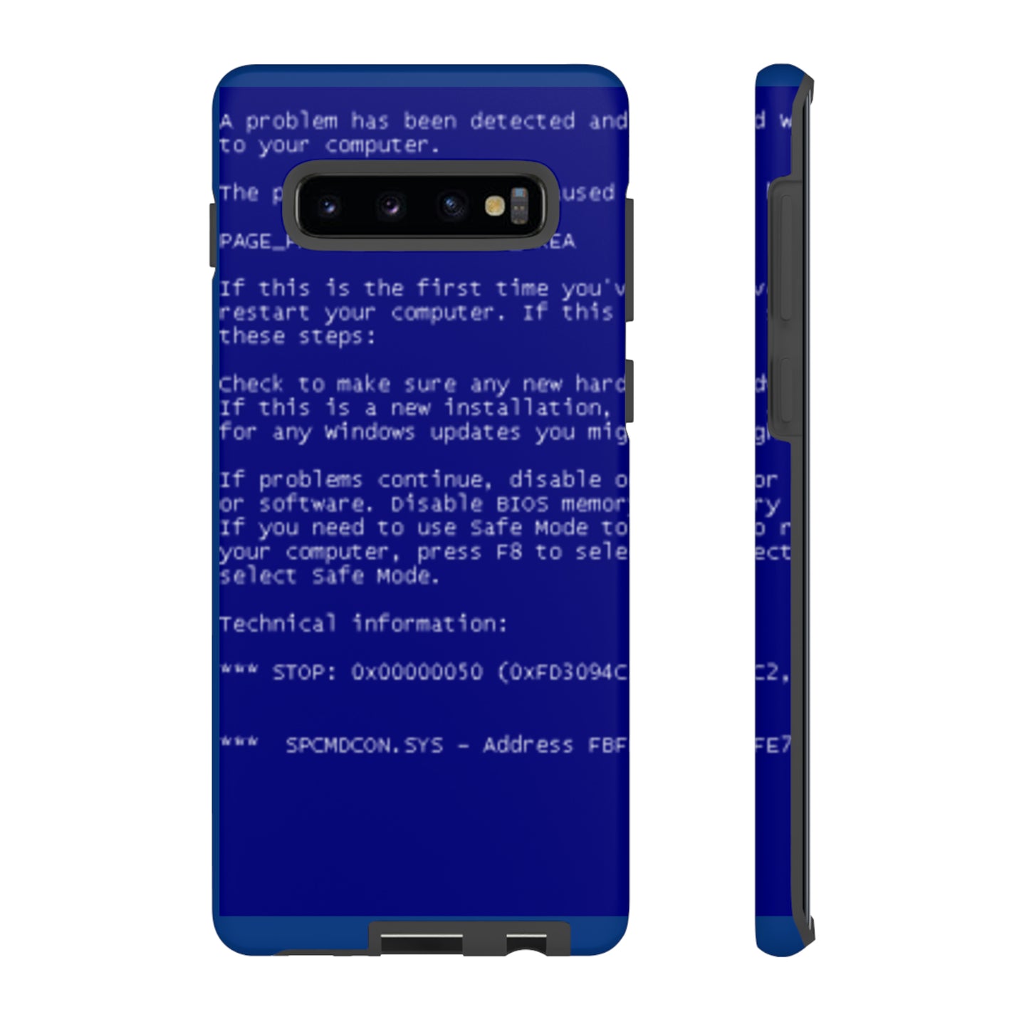BSoD (Blue Screen of Death) Phone Case
