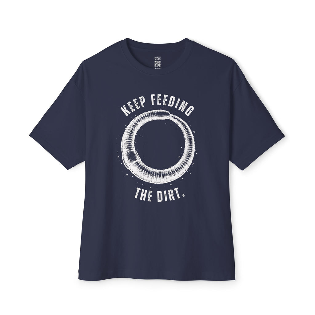 Keep Feeding The Dirt (Worm Ouroboros) Oversized Tee