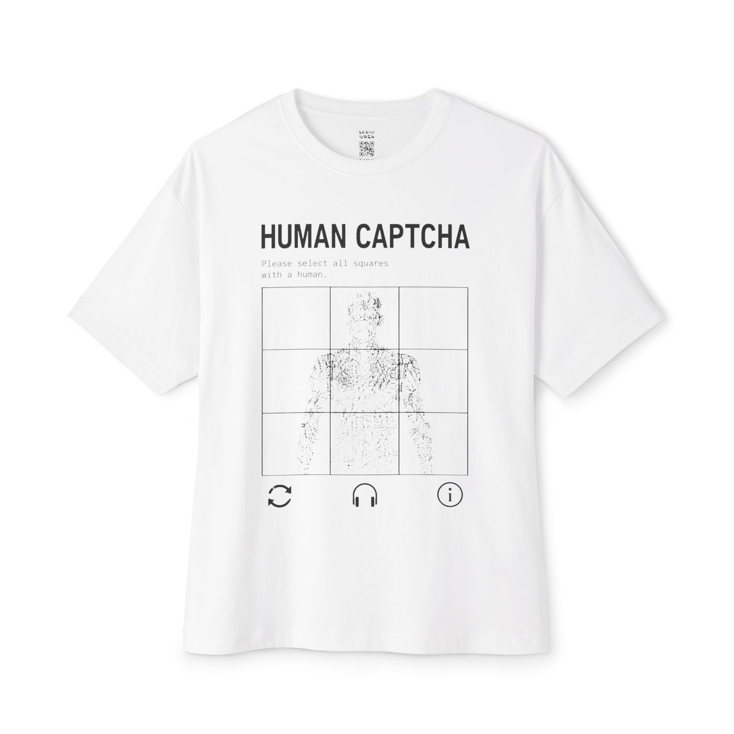Human CAPTCHA Oversized Tee