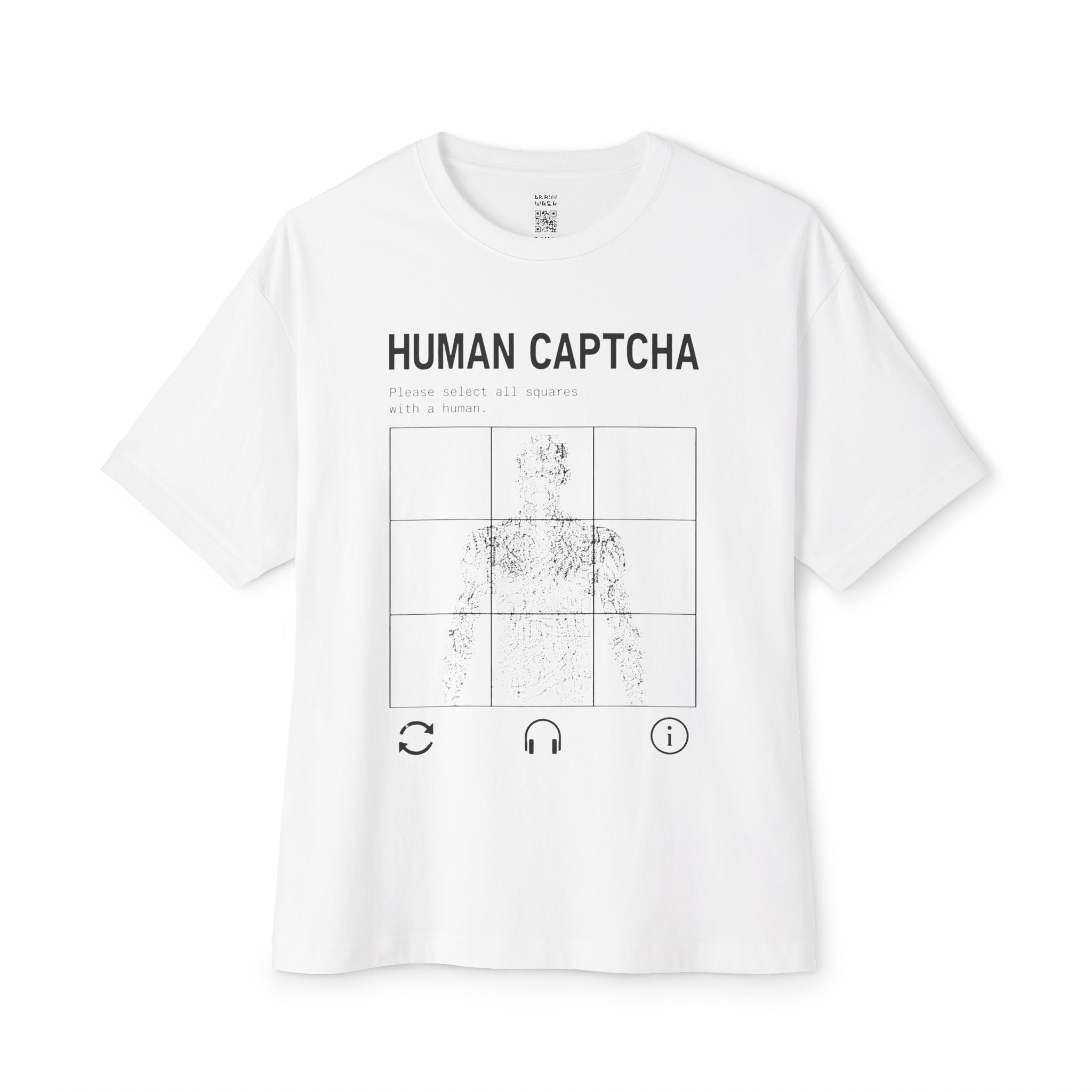 Human CAPTCHA Oversized Tee