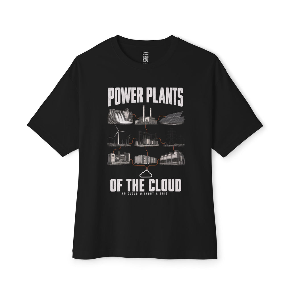 Power Plants Oversized Tee