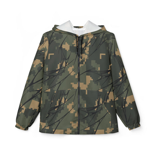 Cyber Camo Windbreaker Jacket