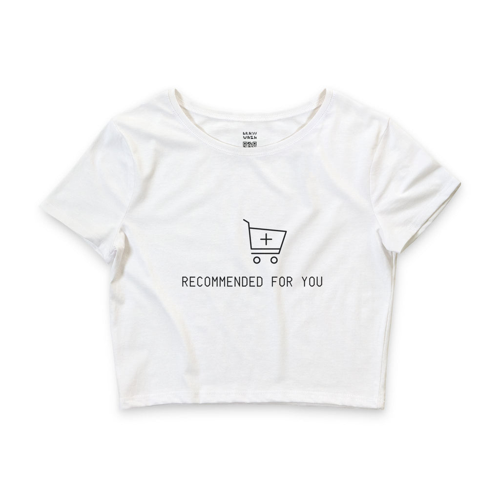 Recommended For You Crop Top Baby Tee