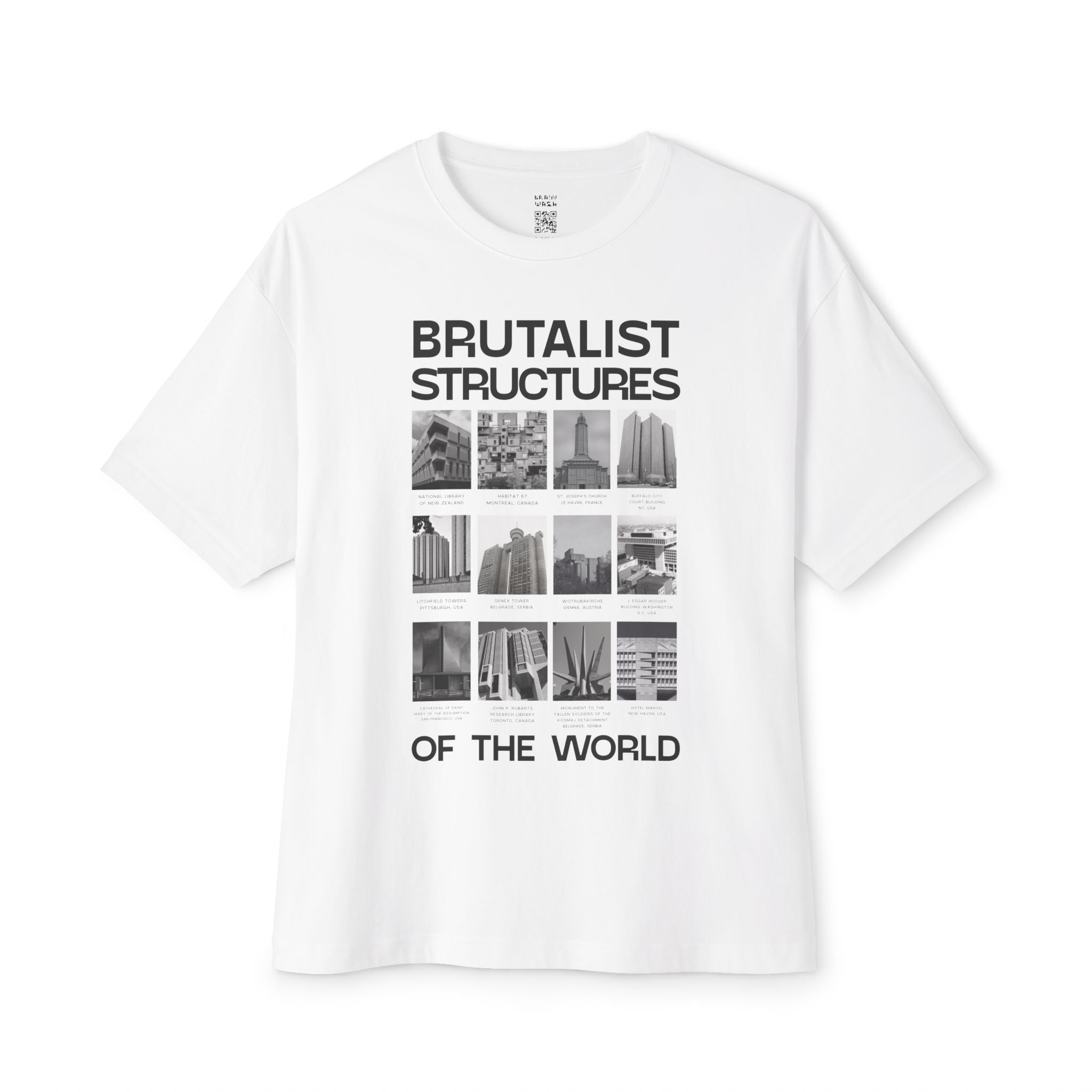 Brutalist Structures of the World Oversized Tee