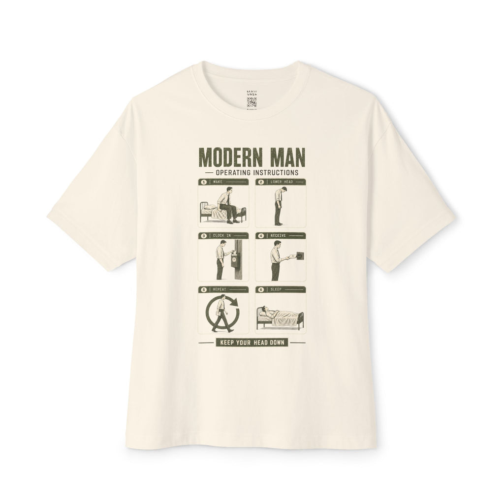 Modern Man Operating Instructions Oversized Tee