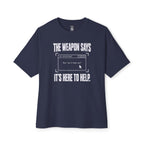 Here To Help Oversized Tee