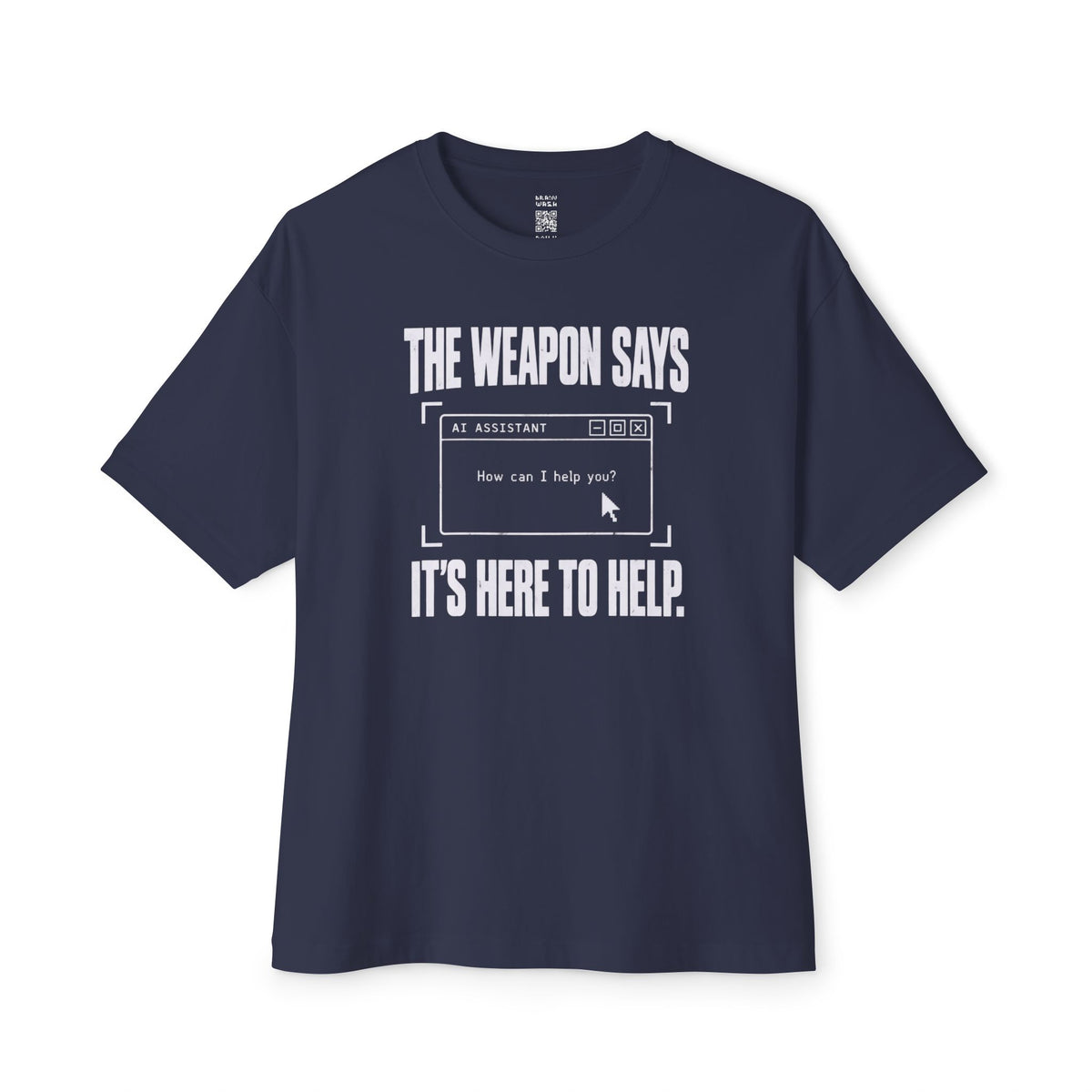 Here To Help Oversized Tee