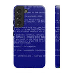 BSoD (Blue Screen of Death) Phone Case