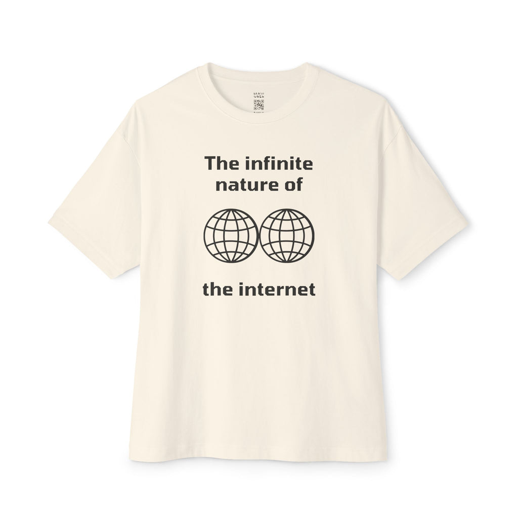 Infinite Nature Of The Internet Oversized Tee
