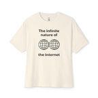 Infinite Nature Of The Internet Oversized Tee