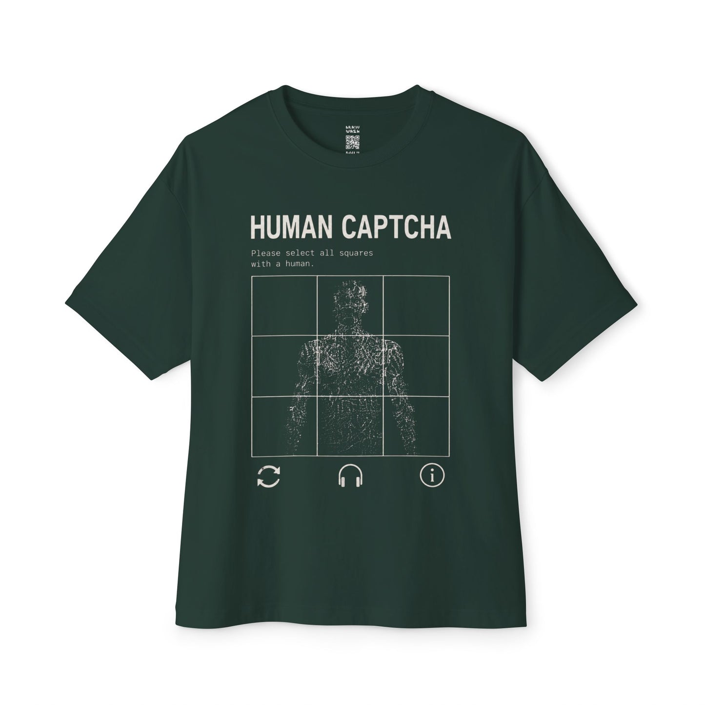 Human CAPTCHA Oversized Tee