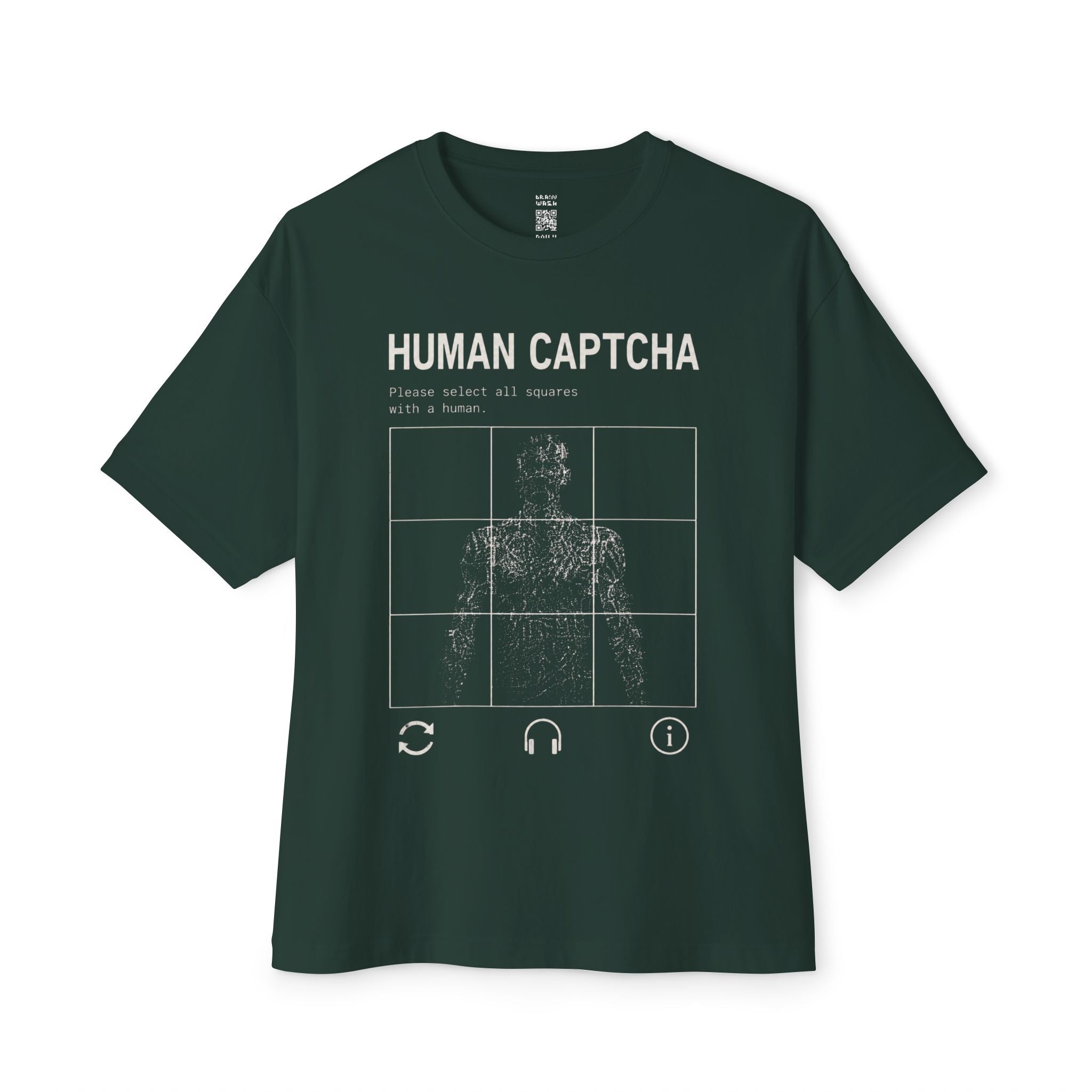 Human CAPTCHA Oversized Tee