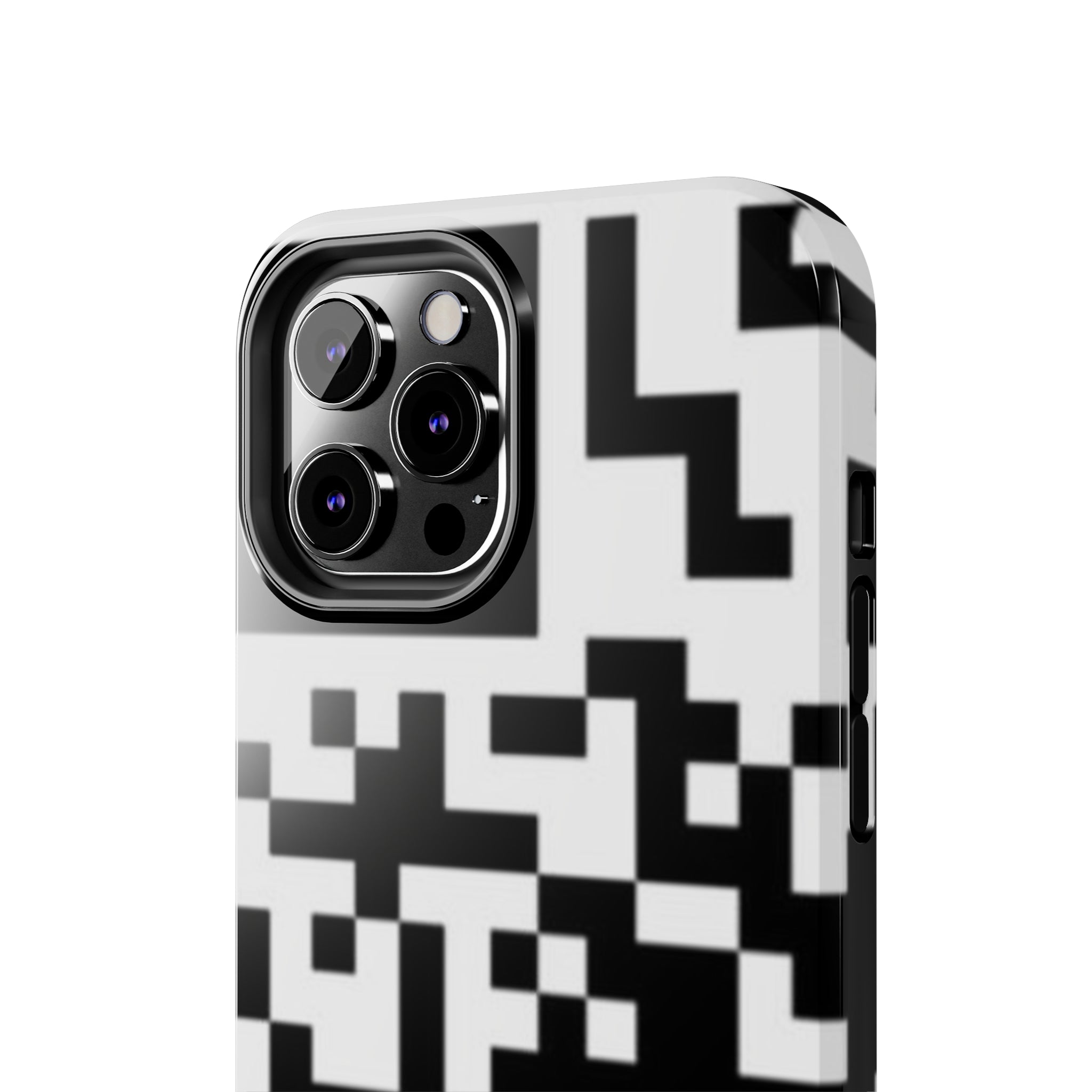 QR Print Tough Phone Case