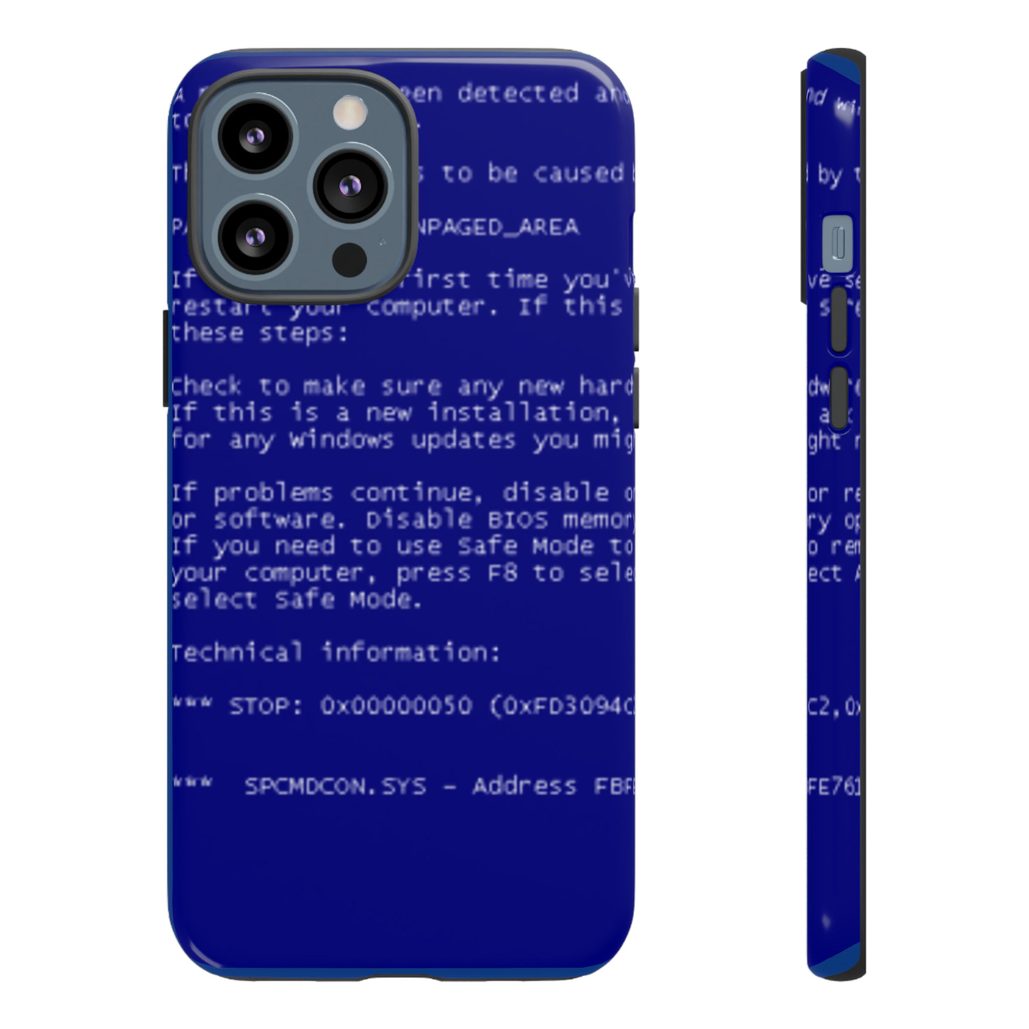BSoD (Blue Screen of Death) Phone Case