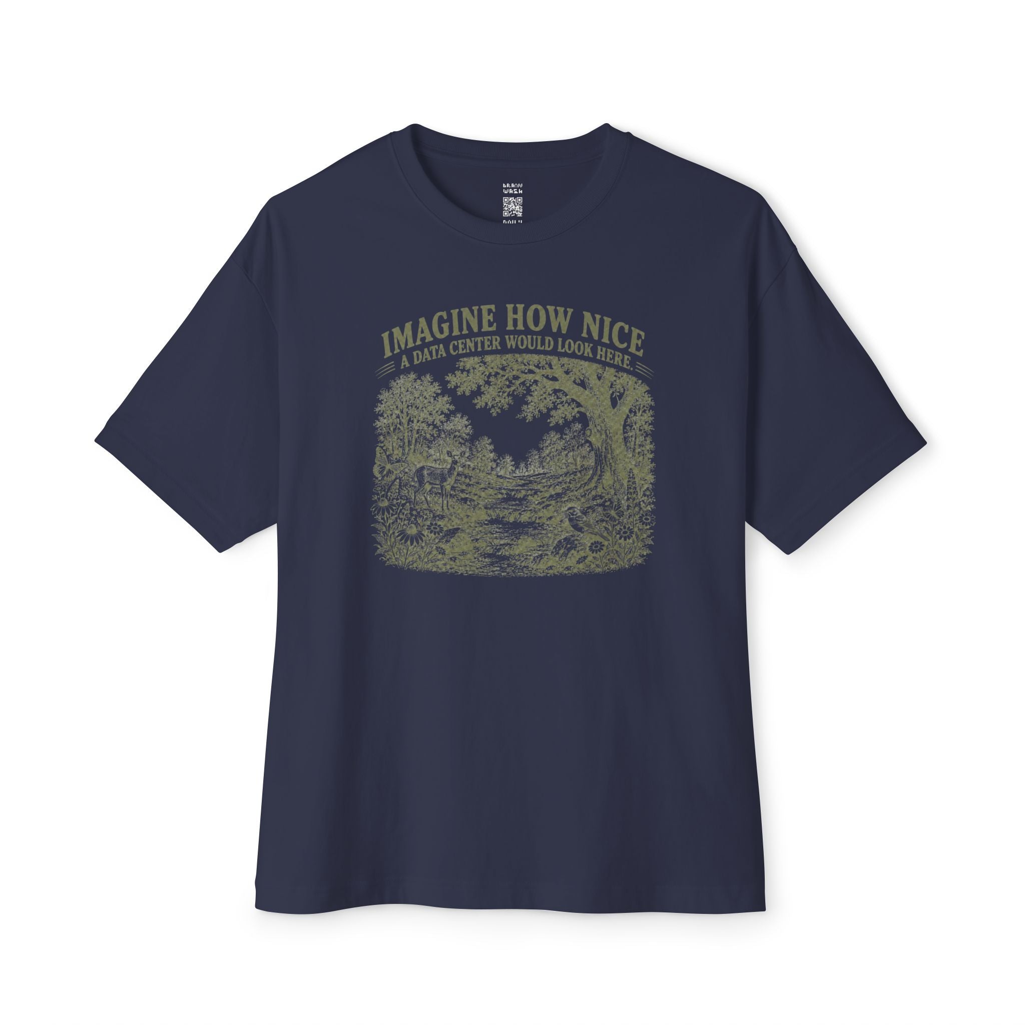 Imagine How Nice Babbling Brook Oversized Tee