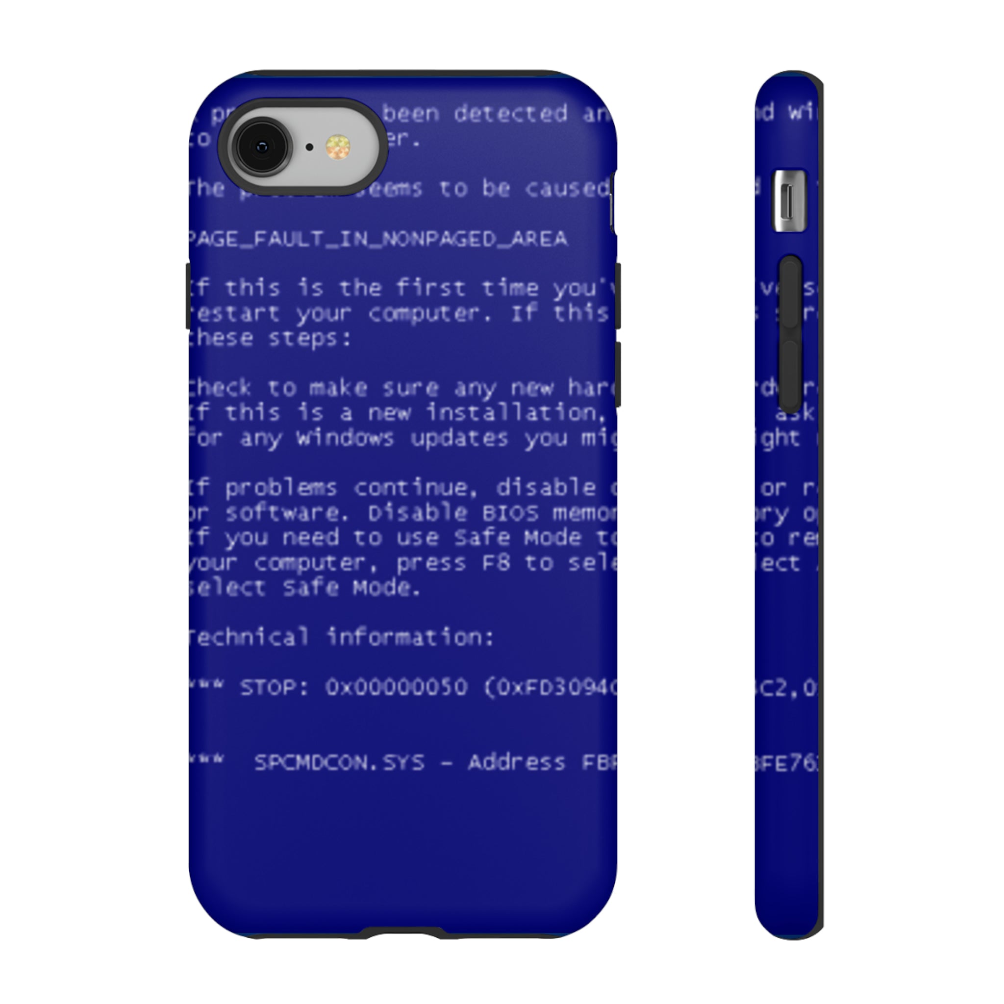 BSoD (Blue Screen of Death) Phone Case