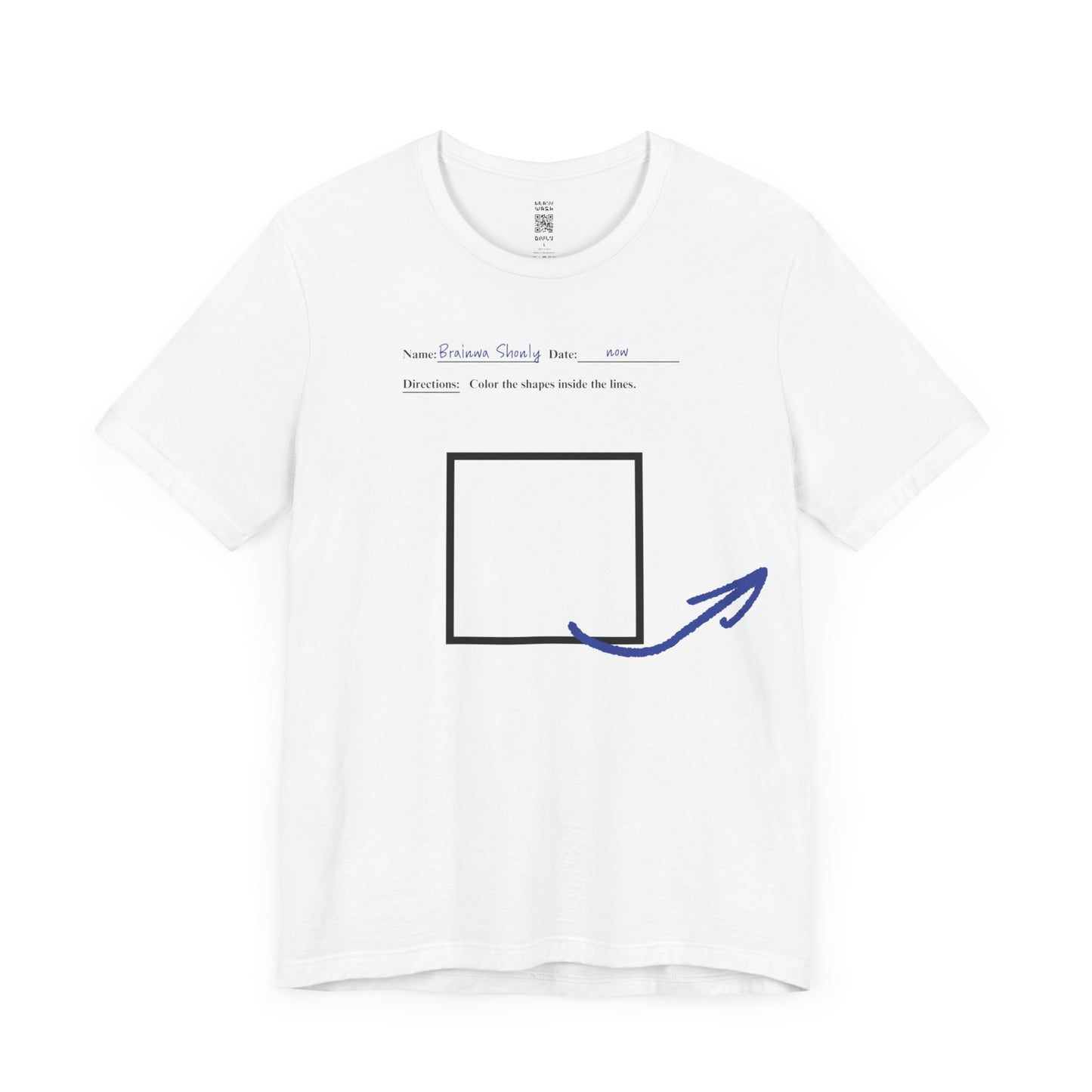 Directions: Color Inside The Lines (Square) T-Shirt