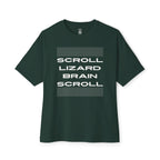 Scroll Lizard Brain Scroll Oversized Tee
