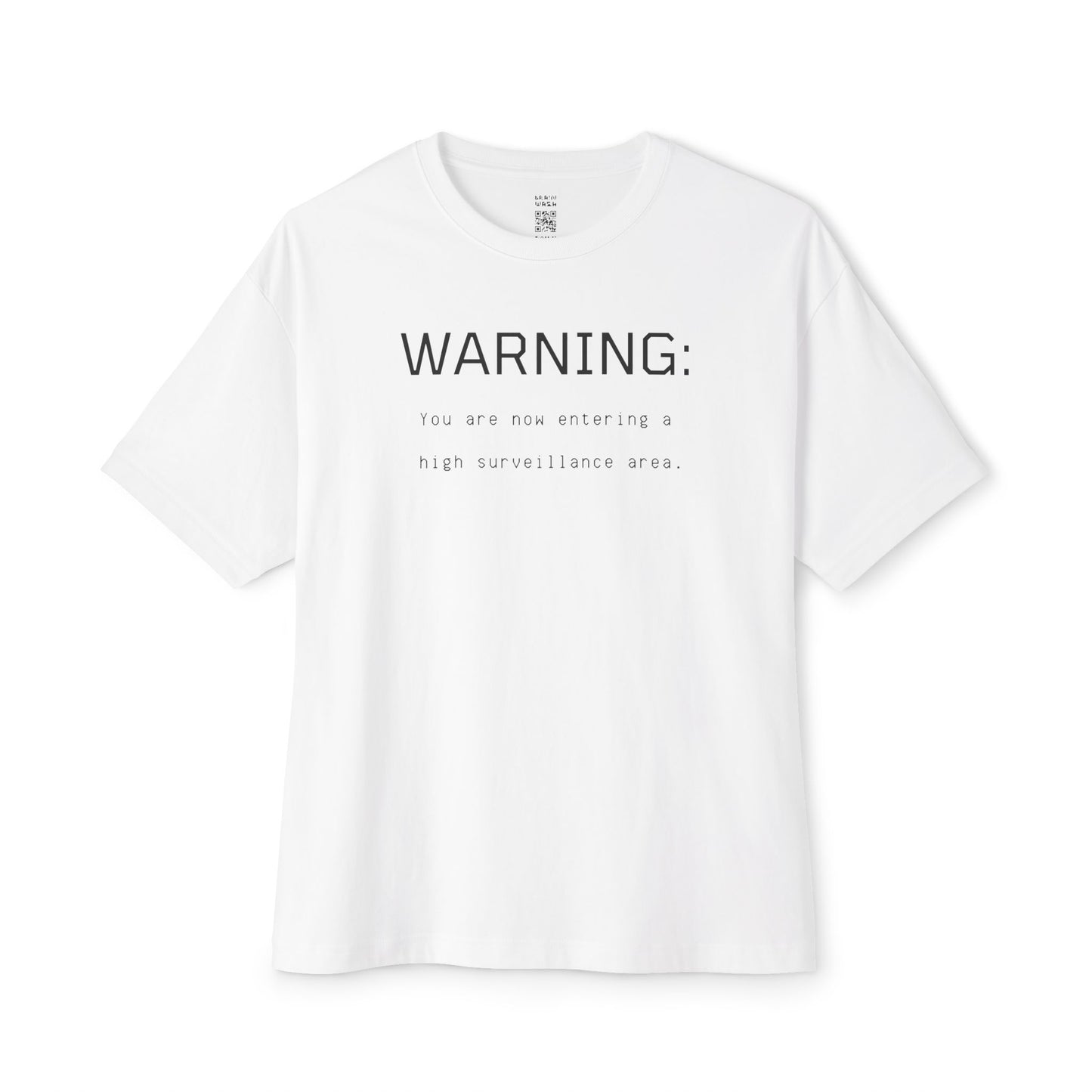 Warning Oversized Tee