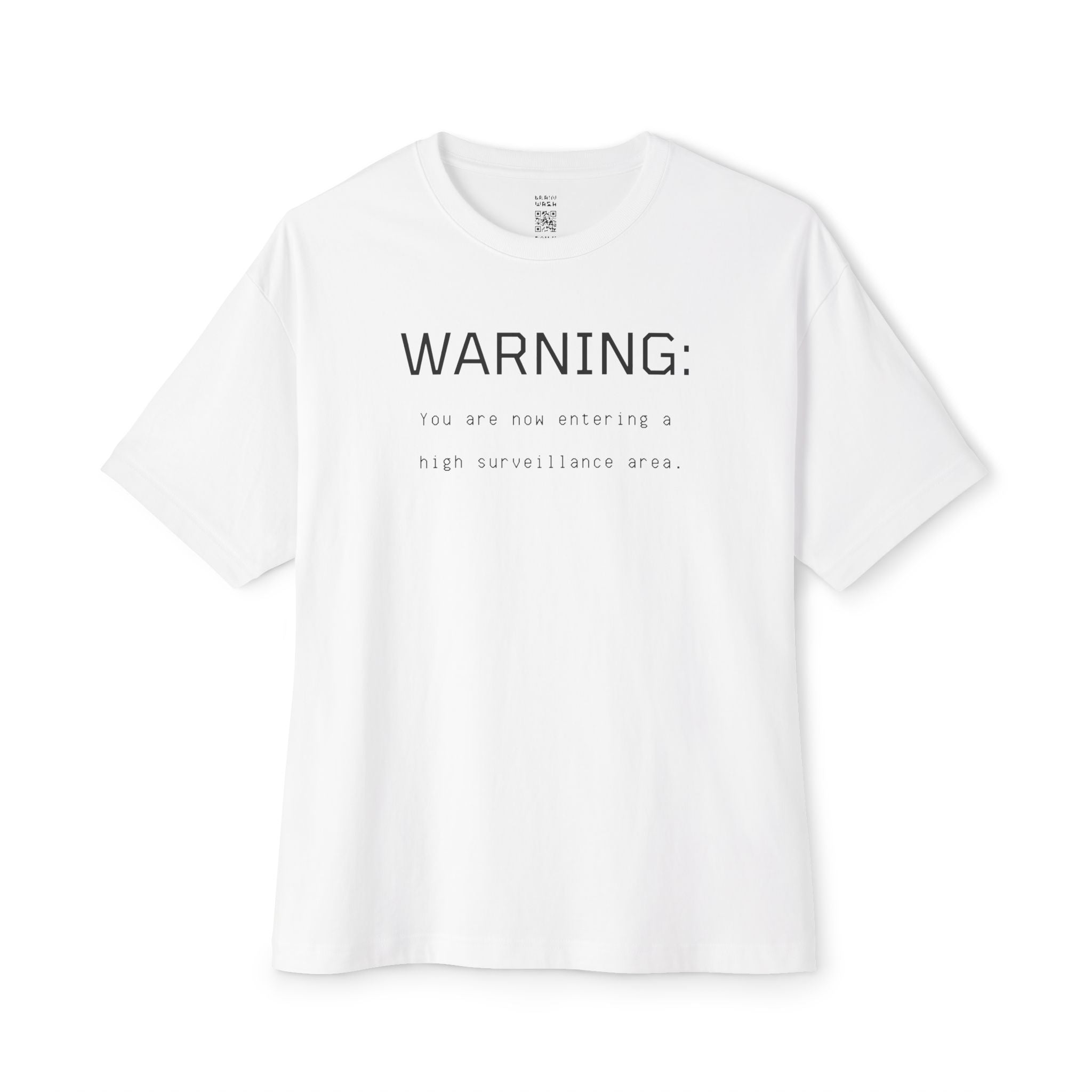 Warning Oversized Tee