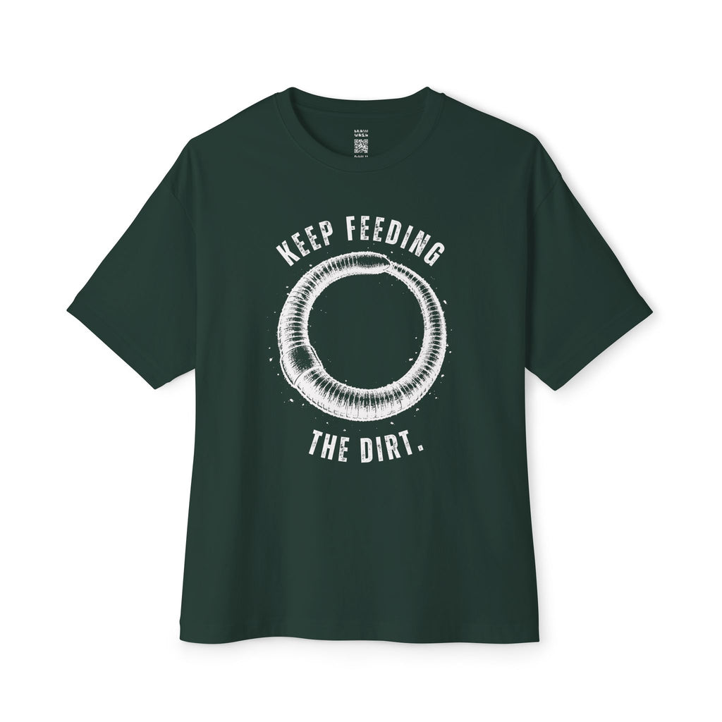 Keep Feeding The Dirt (Worm Ouroboros) Oversized Tee