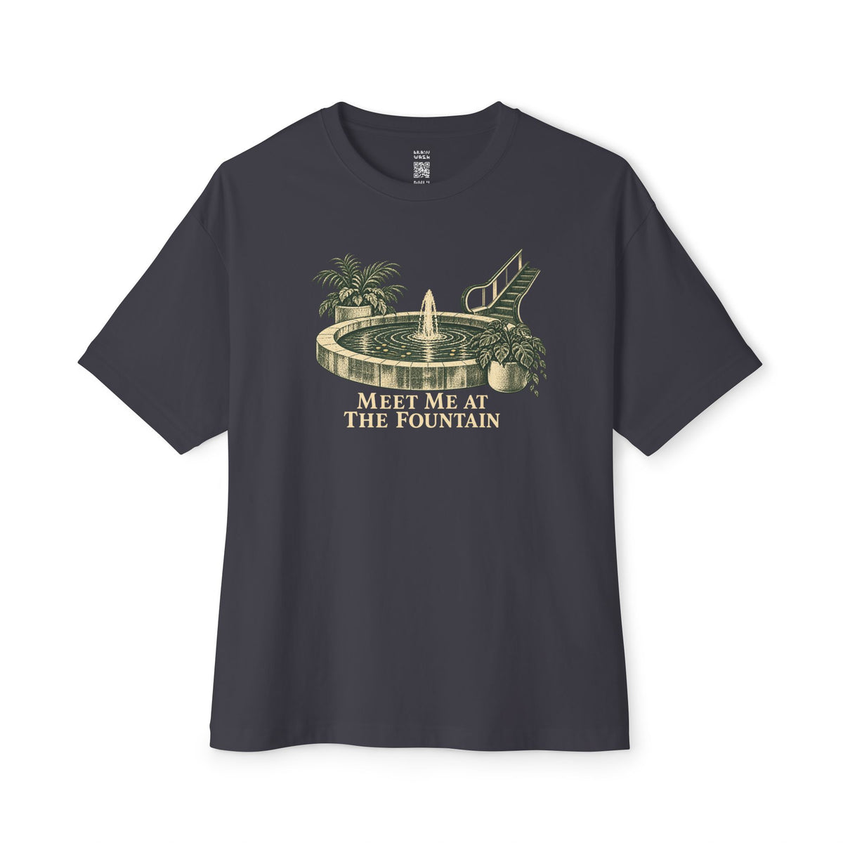 At The Fountain Oversized Tee