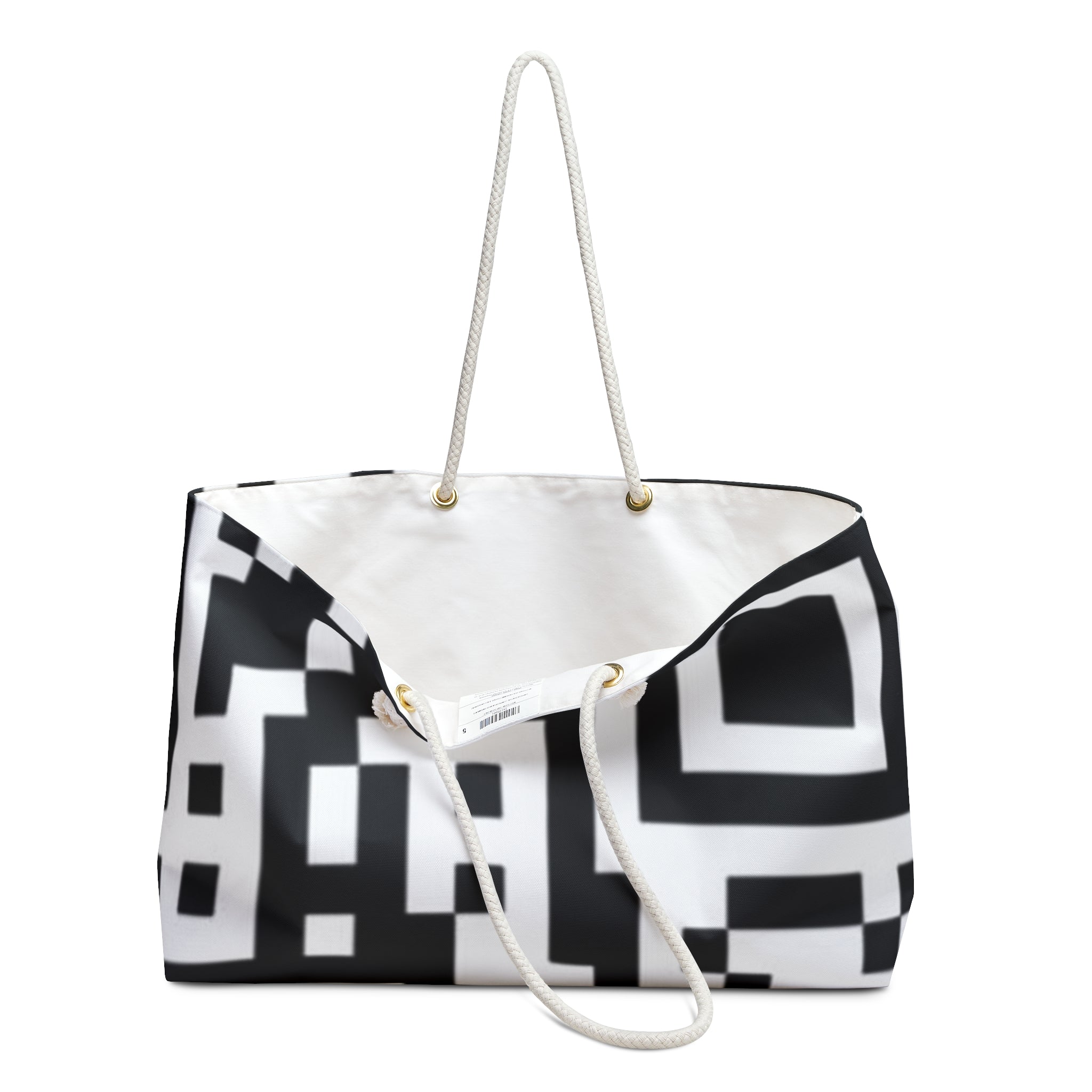QR Print Weekender Bag