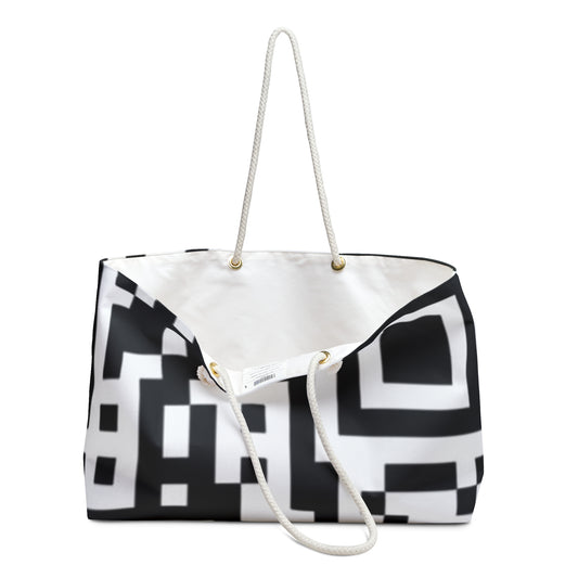 QR Print Weekender Bag