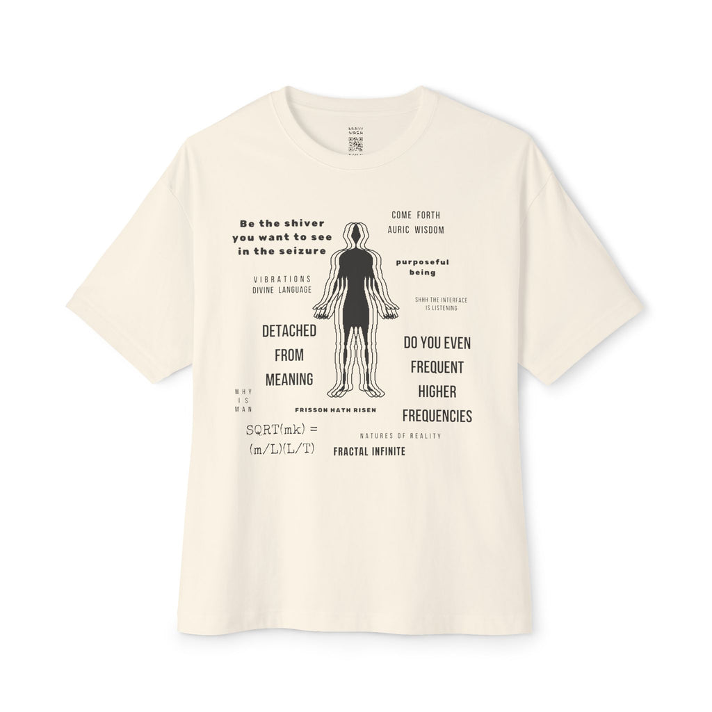 Contemplative Frequencies Oversized Tee