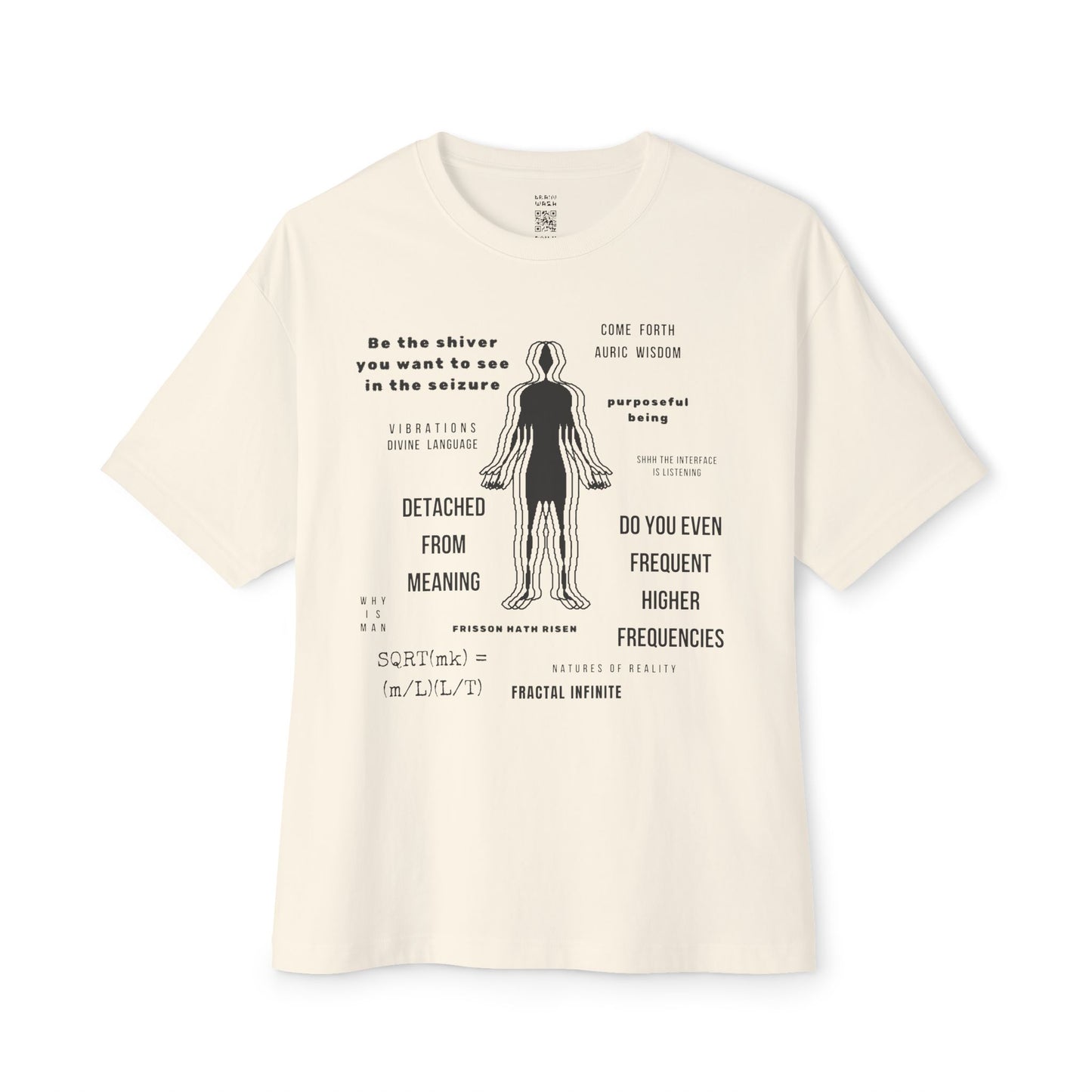 Contemplative Frequencies Oversized Tee