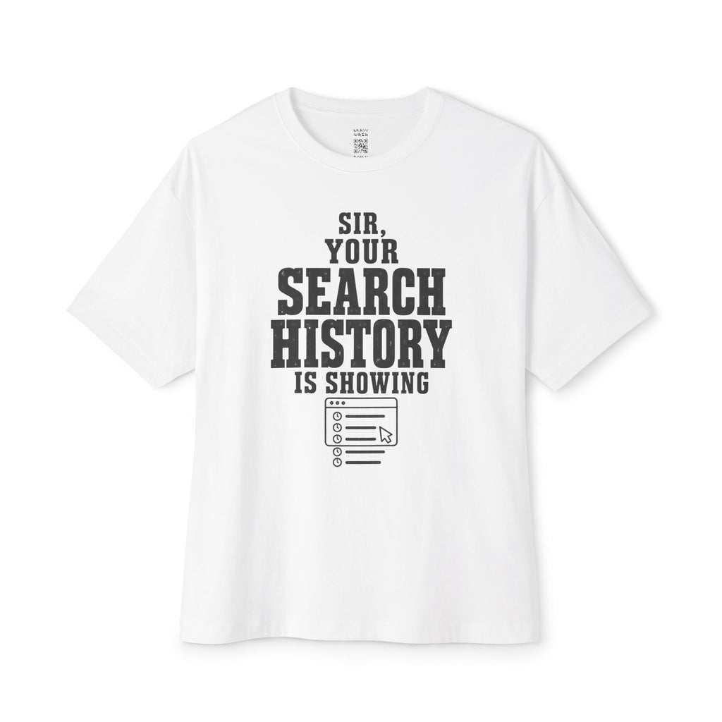 Search History Oversized Tee