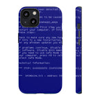 BSoD (Blue Screen of Death) Phone Case