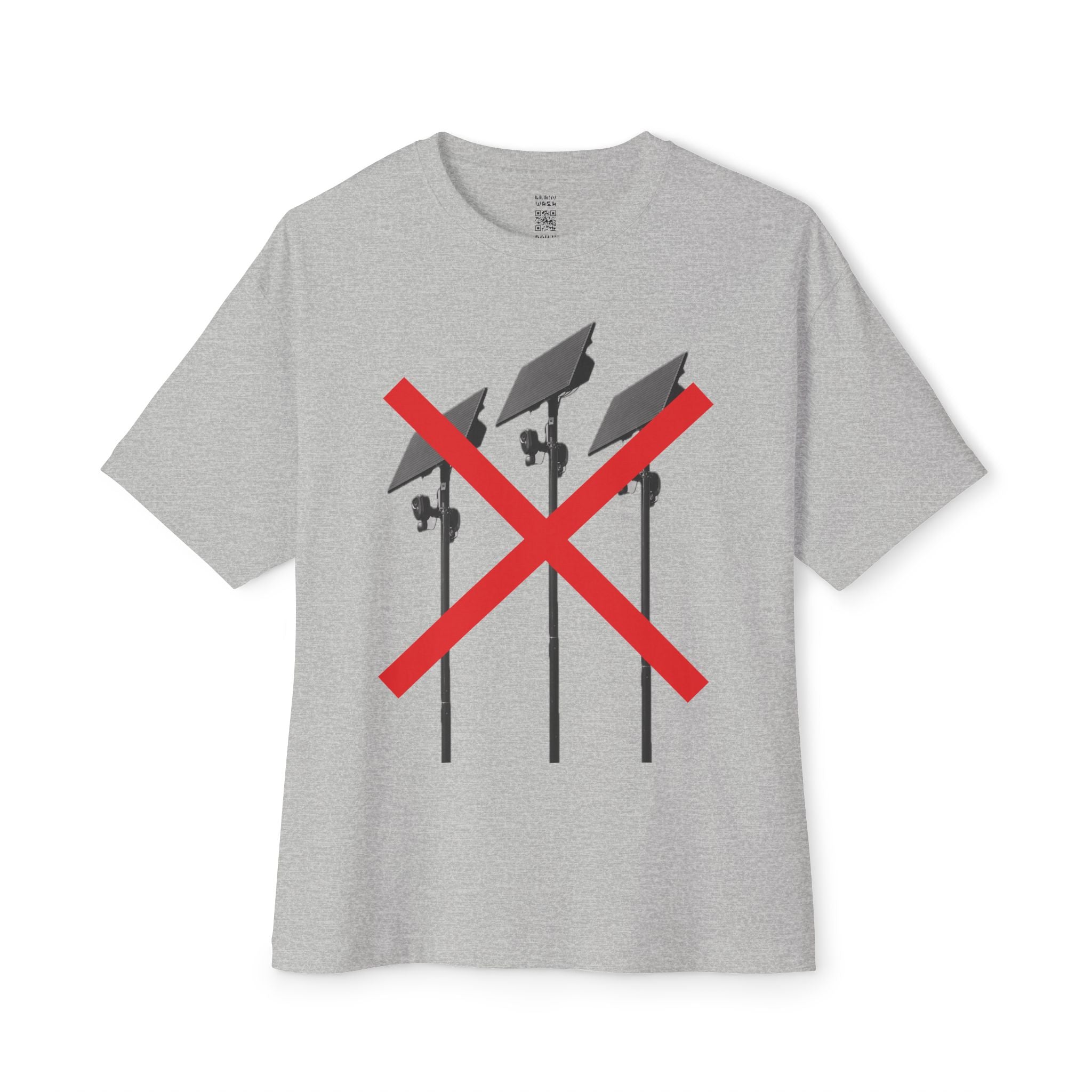 No Flock Cameras Oversized Tee