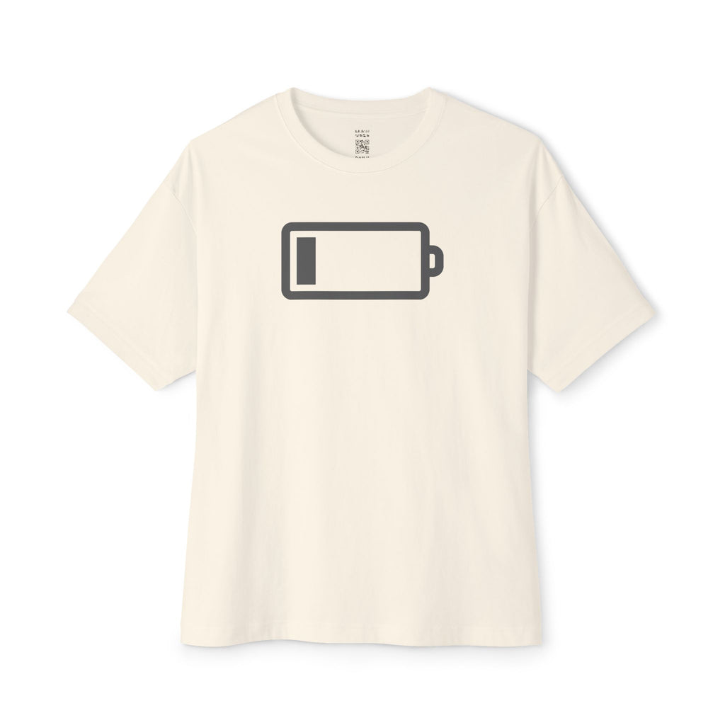 Low Battery Oversized Tee