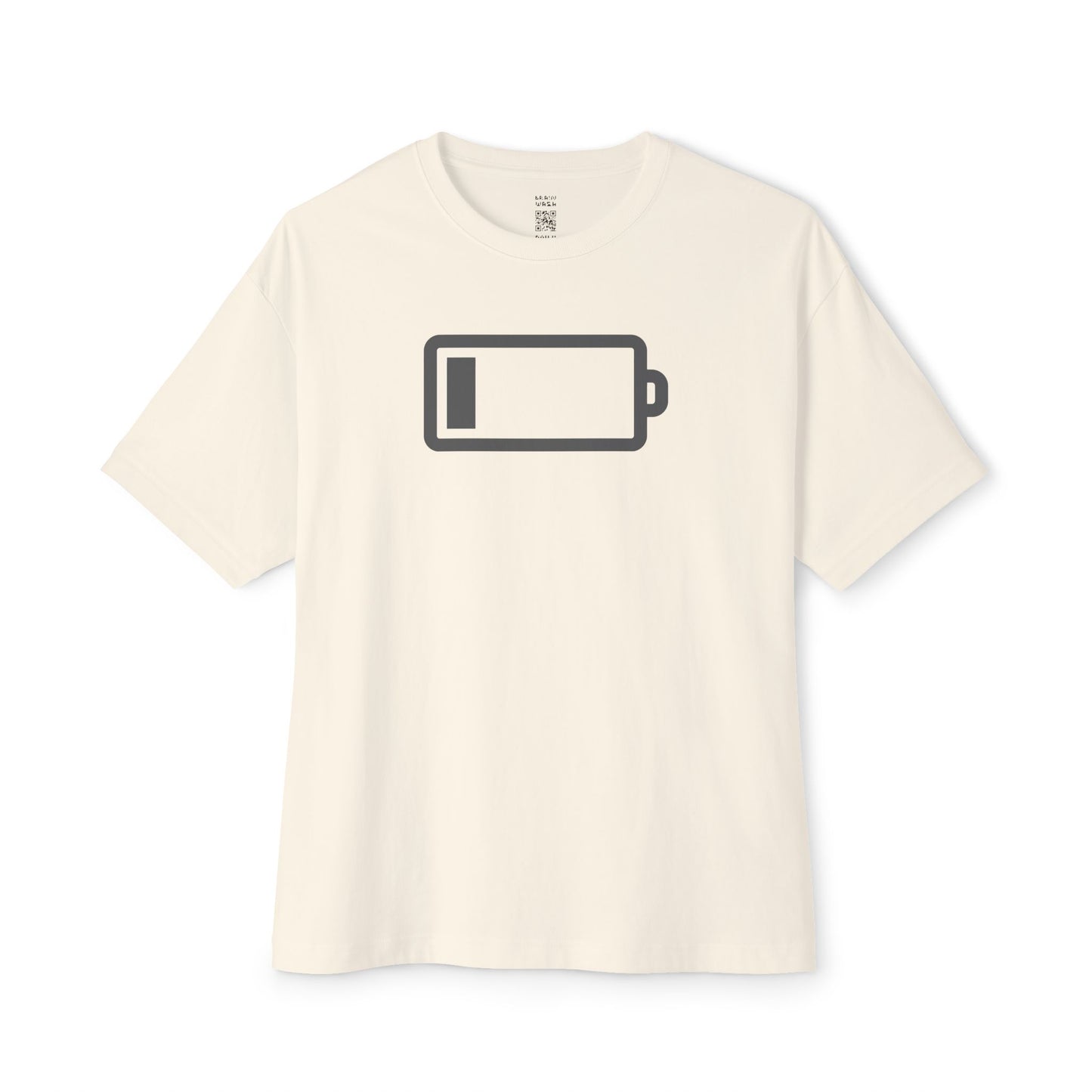Low Battery Oversized Tee