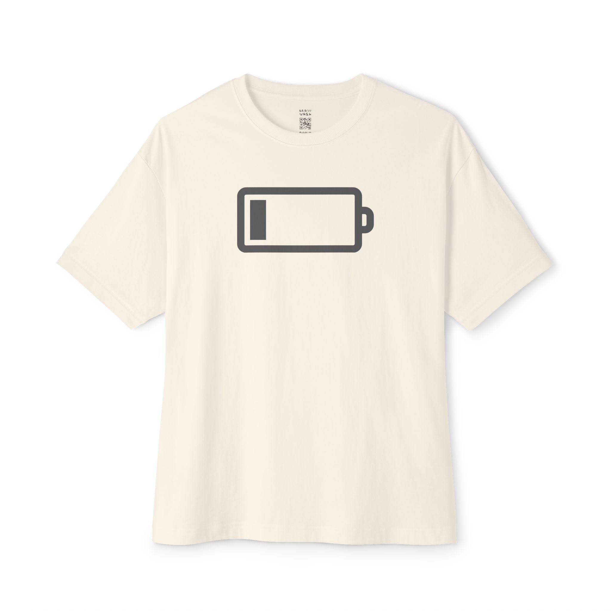 Low Battery Oversized Tee