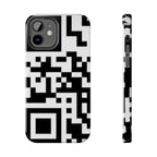 QR Print Tough Phone Case